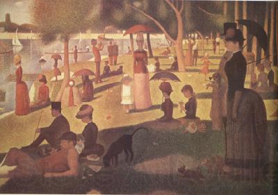 Georges Seurat Sunday Afternoon on the island of the Grande Jatte (nn03)